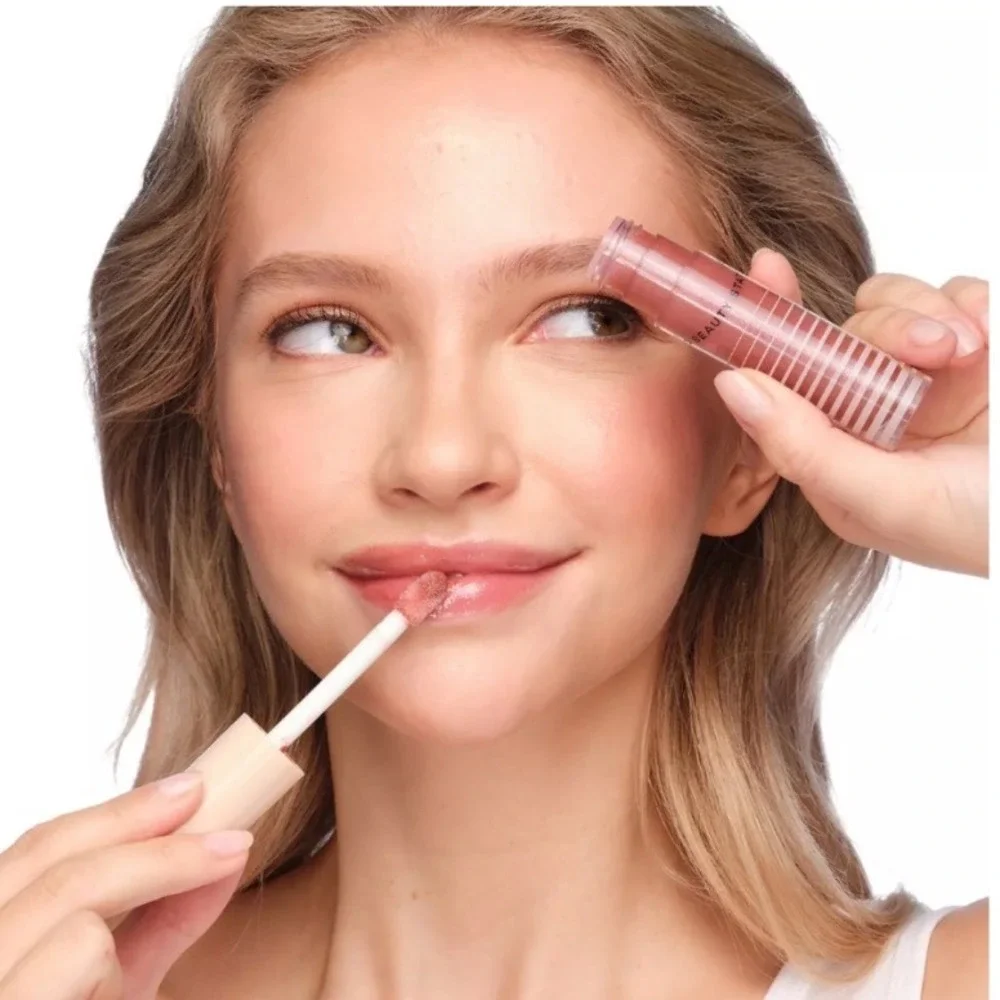 Dibs Go To Glossy Lip Balm Mims Warm Mauve Shimmer Lip Gloss Brand New
